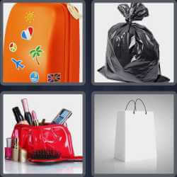 4 Pics 1 Word 3 Letters Bag