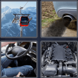 4 Pics 1 Word 3 Letters Car