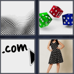 4 Pics 1 Word 3 Letters Dot