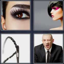 4 Pics 1 Word 3 Letters Eye