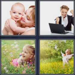 4 pics 1 word mom with baby