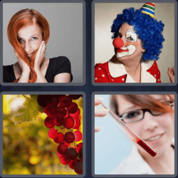 4 Pics 1 Word 3 Letters Red