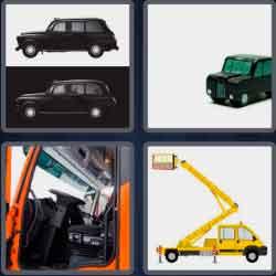 4 Pics 1 Word 3 Letters Cab