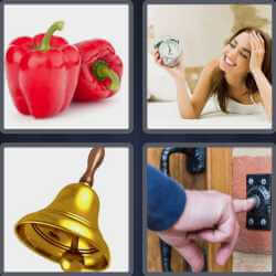 4 Pics 1 Word 4 Letters Bell