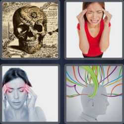 4 Pics 1 Word 4 Letters Head