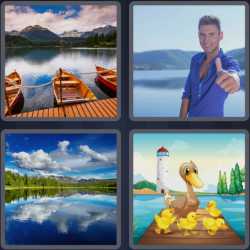 4 Pics 1 Word 4 Letters Lake