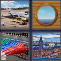 4 Pics 1 Word 4 Letters Port