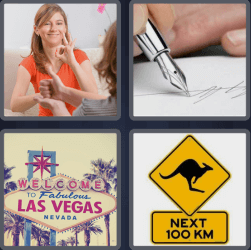4 Pics 1 Word 4 Letters Sign