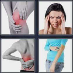 4 Pics 1 Word 4 Letters Sore