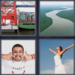 4 Pics 1 Word 4 Letters Wide