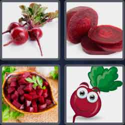 4 Pics 1 Word 4 Letters Beet