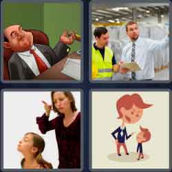 4 Pics 1 Word 4 Letters Boss