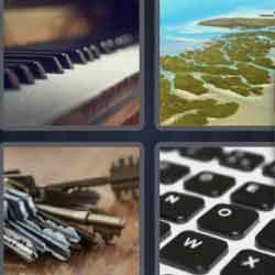 4 Pics 1 Word 4 Letters Keys