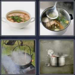4 Pics 1 Word 5 Letters Broth