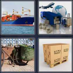 4 Pics 1 Word 5 Letters Cargo