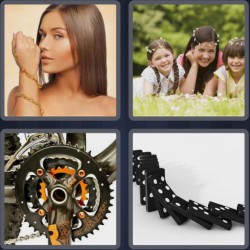 4 Pics 1 Word 5 Letters Chain