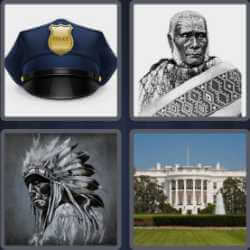 4 Pics 1 Word 5 Letters Chief