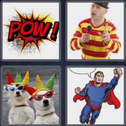 4 Pics 1 Word 5 Letters Comic