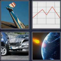 4 Pics 1 Word 5 Letters Crash