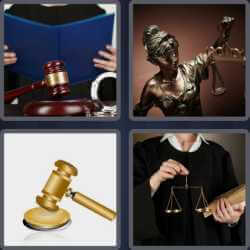 4 Pics 1 Word 5 Letters Judge