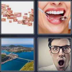 4 Pics 1 Word 5 Letters Mouth