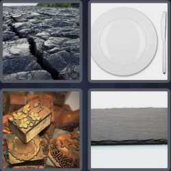 4 Pics 1 Word 5 Letters Plate