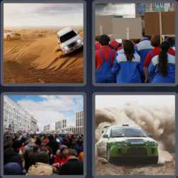 4 Pics 1 Word 5 Letters Rally
