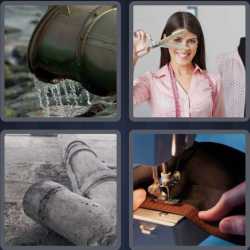 4 Pics 1 Word 5 Letters Sewer