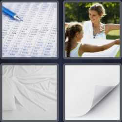 4 Pics 1 Word 5 Letters Sheet