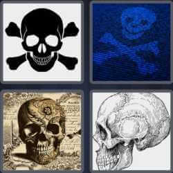 4 Pics 1 Word 5 Letters Skull