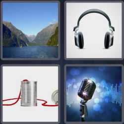 4 Pics 1 Word 5 Letters Sound