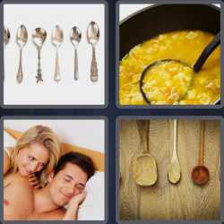 4 Pics 1 Word 5 Letters Spoon