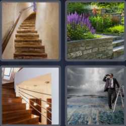 4 Pics 1 Word 5 Letters Steps