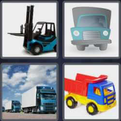 4 Pics 1 Word 5 Letters Truck