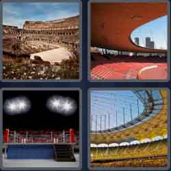 4 Pics 1 Word 5 Letters Arena