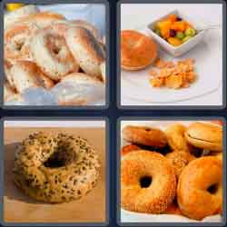 4 Pics 1 Word 5 Letters Bagel