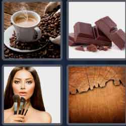 4 Pics 1 Word 5 Letters Brown