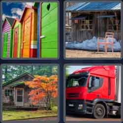 4 Pics 1 Word 5 Letters Cabin