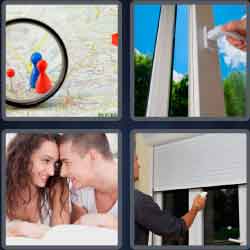 4 Pics 1 Word 5 Letters Close