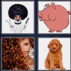 4 Pics 1 Word 5 Letters Curly