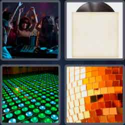 4 Pics 1 Word 5 Letters Disco