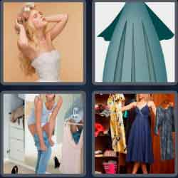 4 Pics 1 Word 5 Letters Dress 2