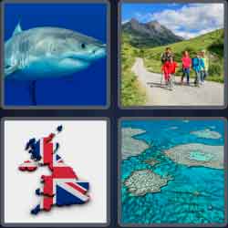 4 Pics 1 Word 5 Letters Great