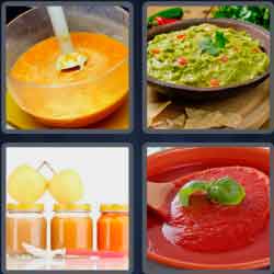 4 Pics 1 Word 5 Letters Puree