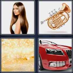 4 Pics 1 Word 5 Letters Shiny
