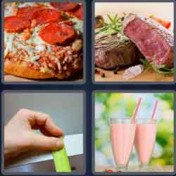 4 Pics 1 Word 5 Letters Thick