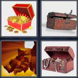 4 Pics 1 Word 5 Letters Trove