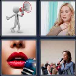 4 Pics 1 Word 5 Letters Voice