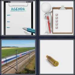 4 Pics 1 Word 6 Letters Bullet