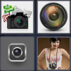 4 Pics 1 Word 6 Letters Camera